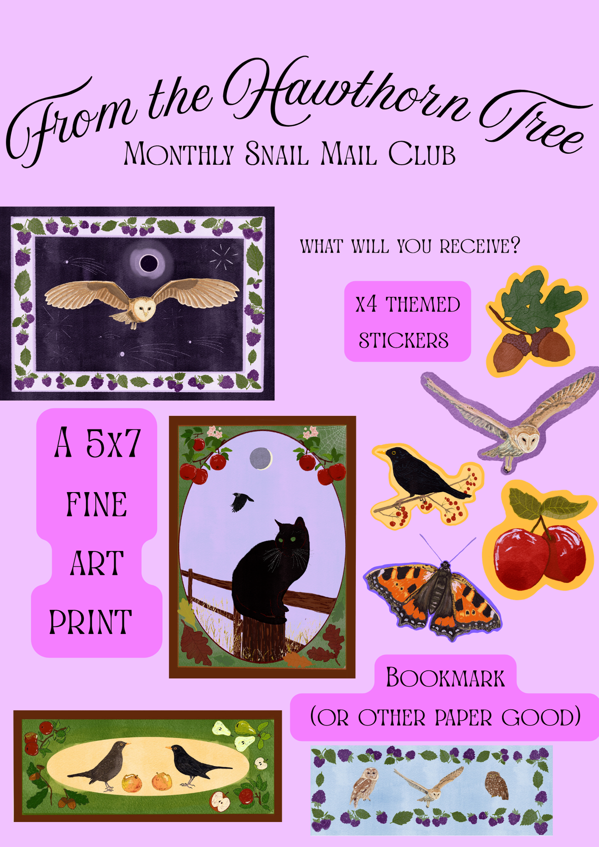 From the Hawthorn Tree Mail Club